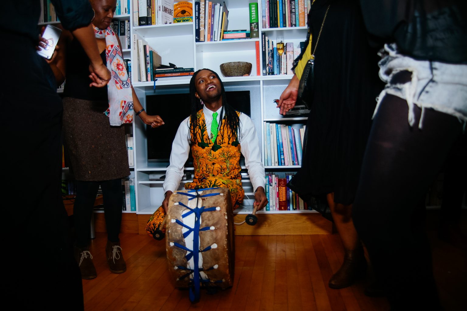 Bubbly, Birthdays, Xhosa Drums, and Great Friends Dr. Scott